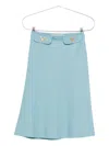 Valentino Skirt A-line Silhouette Front Pockets In Blue
