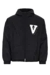 Valentino Navy Blue Nylon Jacket