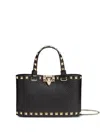 Valentino Mini Bag Rockstud In Black