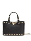 Valentino Mini Bag Rockstud In Black