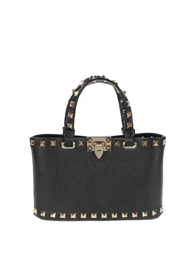Valentino Garavani Mini Bag Rockstud In Black
