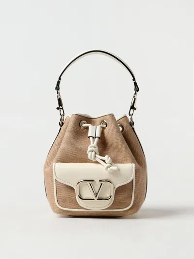 Valentino Garavani Mini Bag  Woman Color Beige In Brown
