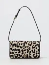 Valentino Printed Calf Hair Mini Vlogo Signature Shoulder Bag In Animal Print