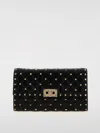 Valentino Garavani Rockstud Spike Shoulder Bag In Black