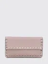 Valentino Rockstud Pochette With Chain In Pink