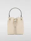 Valentino Garavani Women Drawstring Bucket Bag In Ivory