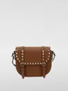 Valentino Rockstud Grainy Leather Shoulder Bag In Leather