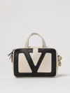 Valentino Beige Viva Superstar Satchel In Yellow Cream