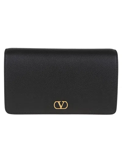 Valentino Garavani Mini Bag Vlogo Signature In Black