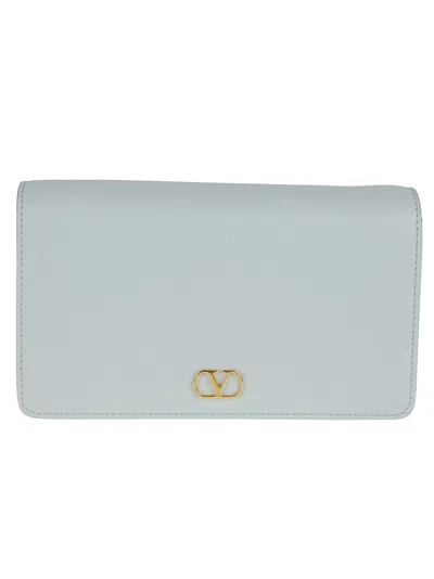 Valentino Garavani Mini Bag Vlogo Signature In Blue