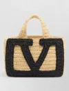 Valentino Mini Bag Woven Texture Two Top Handles