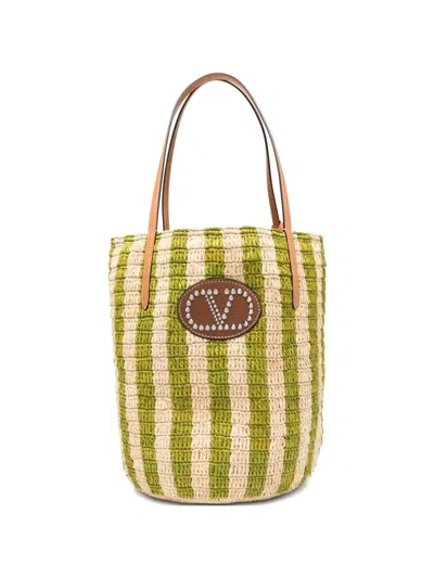 Valentino Garavani Valentino Mini Bucket Handbag In Ntvrdntcml