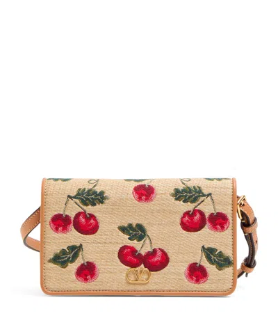 VALENTINO GARAVANI MINI CALF LEATHER VLOGO SIGNATURE SHOULDER BAG