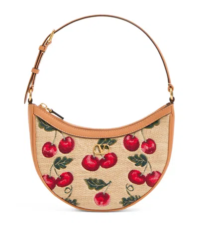 VALENTINO GARAVANI MINI CALF LEATHER VLOGO SIGNATURE SHOULDER BAG