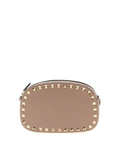 Valentino Garavani Mini Crossbody Bag In Nude