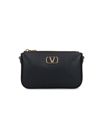 Valentino Garavani Mini Crossbody Bag "vlogo" In Black  