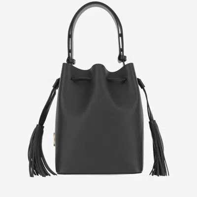 Valentino Garavani Mini Drawstring Handbag In Black