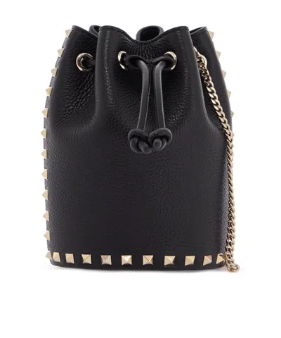 VALENTINO GARAVANI VALENTINO GARAVANI ROCKSTUD DRAWSTRING BUCKET BAG