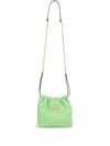 Valentino Mini Drawstring Shoulder Bag In Green