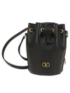 Valentino Mini Drawstring Vlogo Signature In Black