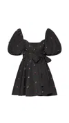 Valentino Mini Dress In Black
