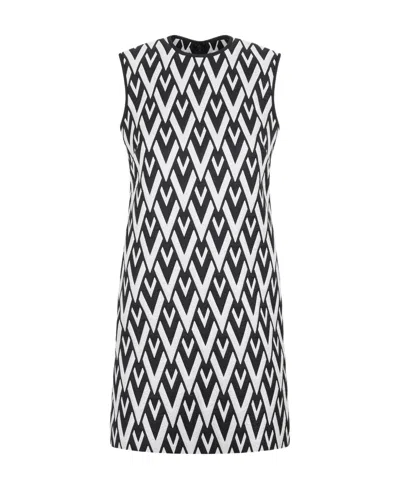 Valentino Mini Dress In Black