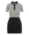 Valentino Multicolor Cotton Mini Dress In Multicolor