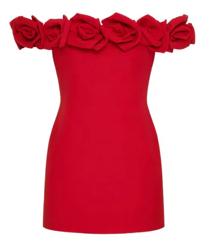 Valentino Mini Dress In Red