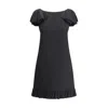 Valentino Mini Dress With Bows In Black