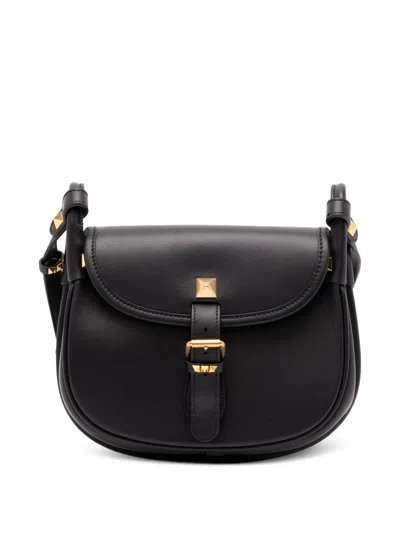 Valentino Garavani Valentino Mini Flaneuse Shoulder Handbag In Black