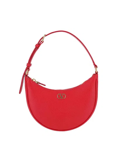 Valentino Garavani Mini Hobo Bag In Red