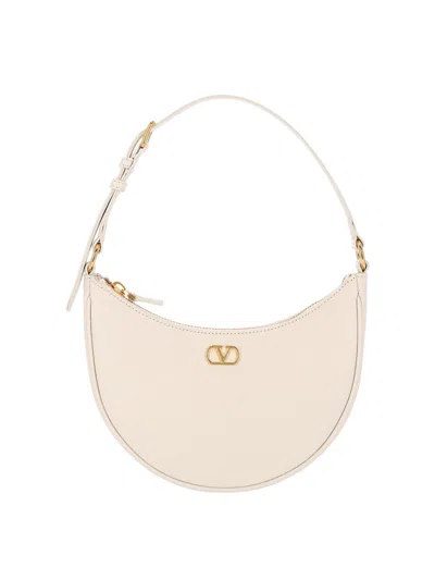 Valentino Garavani Mini Hobo Bag In White