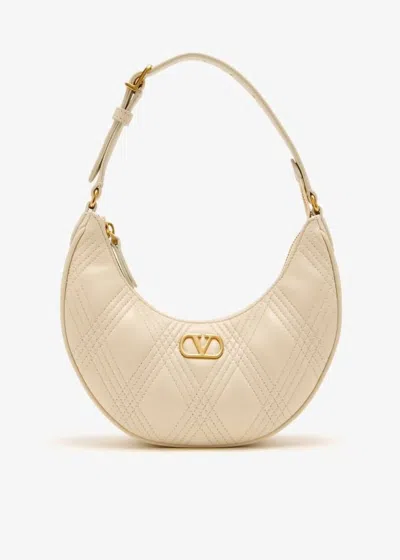 Valentino Garavani Mini Hobo Handbag - Quilted Elegance