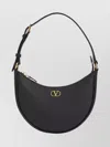 Valentino Half-moon Leather Shoulder Bag With Chain Strap