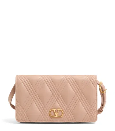VALENTINO GARAVANI MINI LEATHER QUILTIE 67 SHOULDER BAG
