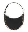 Valentino Mini Leather Rockstud Shoulder Bag In Black