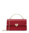 Valentino Garavani Rockstud Mini Handbag In Calfskin Woman Rosso  Uni In Multi