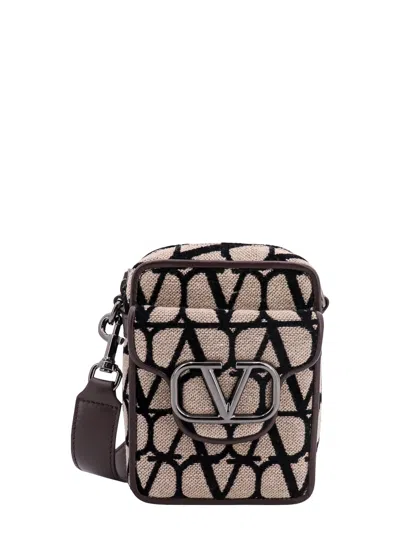 Valentino Garavani Mini Locò Shoulder Bag In Beige