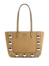 Valentino Mini Suede Bag In Neutrals