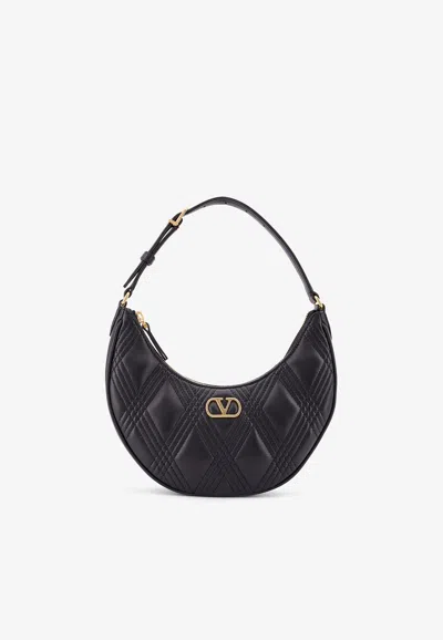 Valentino Garavani Mini Quiltie 67 Leather Shoulder Bag
