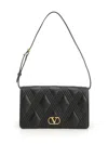 Valentino Quiltie 67 Mini Shoulder Bag In Quilted Nappa In Black