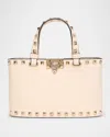 Valentino Mini Rockstud Leather Tote Bag