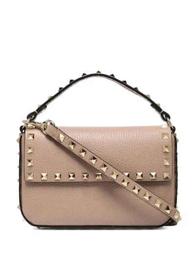 Valentino Garavani Womens Poudre Rockstud-embellished Leather Cross-body Bag