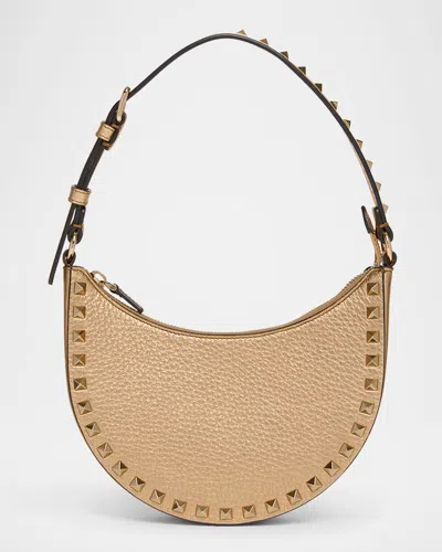 Valentino Garavani Mini Rockstud Metallic Leather Shoulder Bag