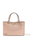 Valentino Mini Rockstud Tote Bag In Pink