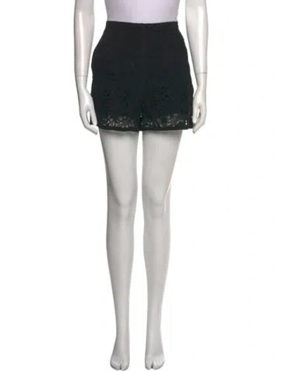 Pre-owned Valentino Mini Shorts In Black