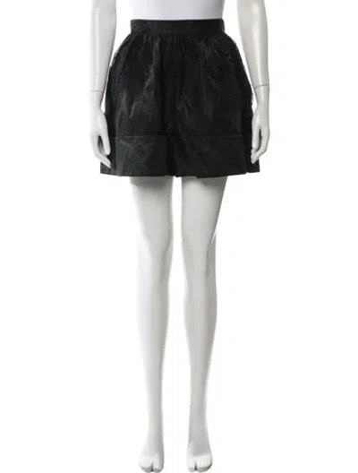 Pre-owned Valentino Mini Shorts In Black