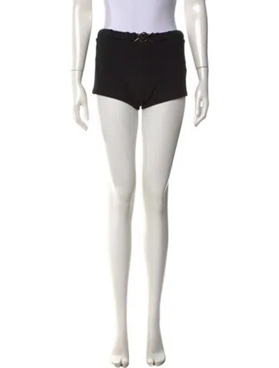 Pre-owned Valentino Mini Shorts In Black