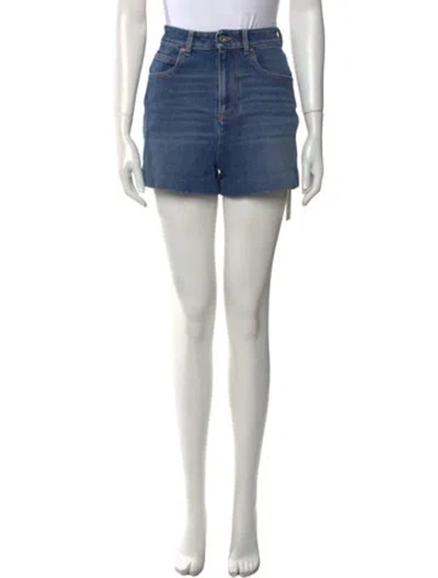 Pre-owned Valentino Mini Shorts In Blue