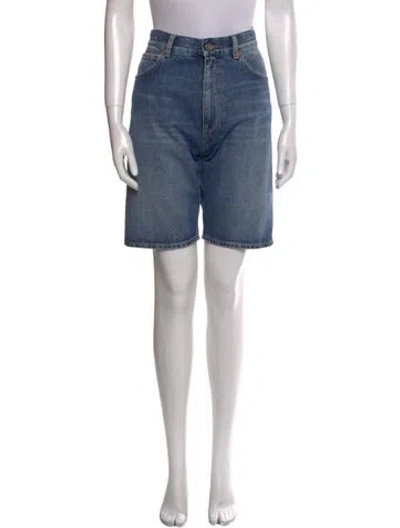 Pre-owned Valentino Mini Shorts In Blue